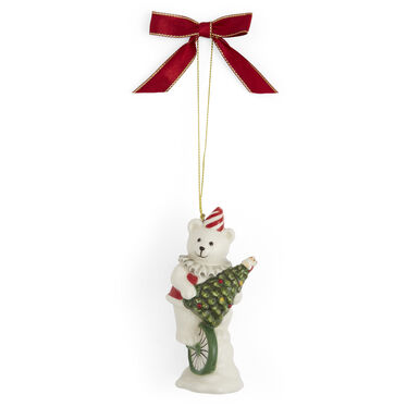 Christmas Tree Carnival Bear Ornament